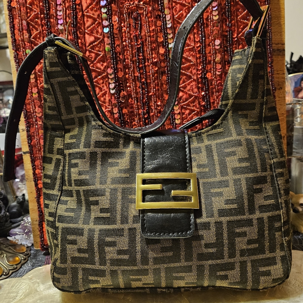 Fendi Roma Brown Shoulder bag Y2K